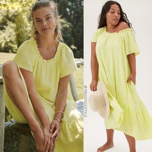 Anthropologie Selah High-Low Maxi Dress